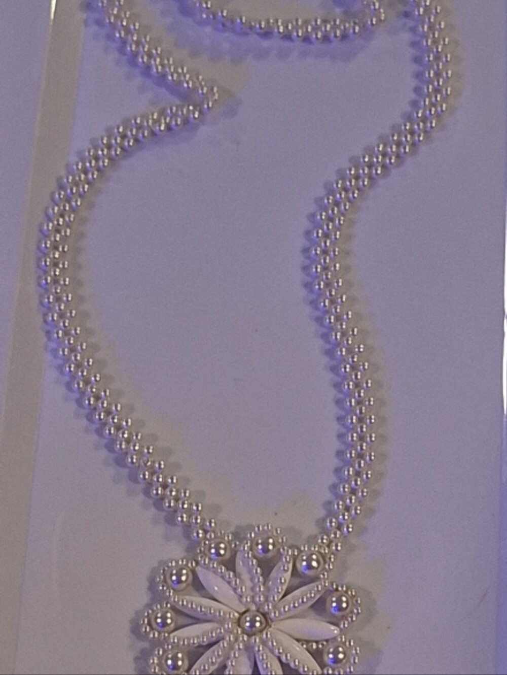 Vintage Faux Pearl Beaded Necklace